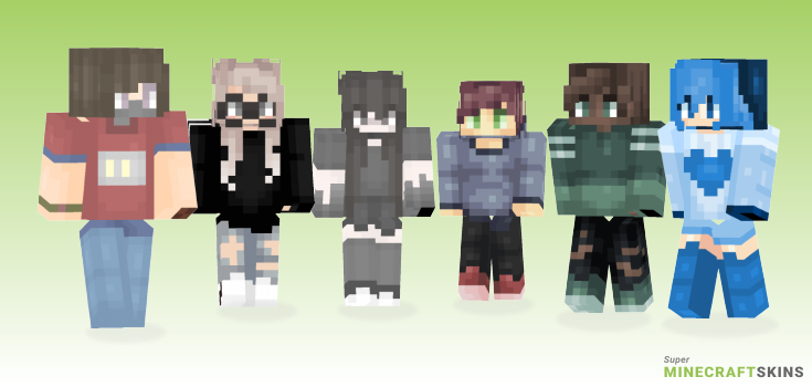 Think Minecraft Skins - Best Free Minecraft skins for Girls and Boys