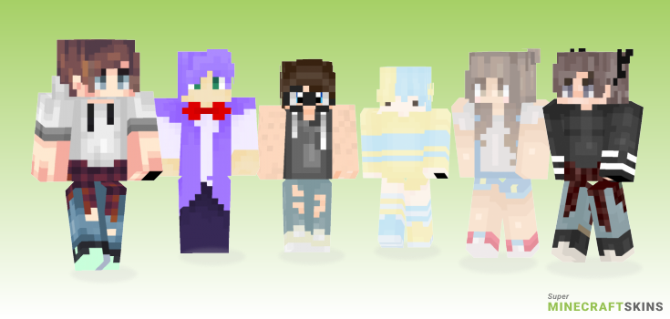 Those Minecraft Skins - Best Free Minecraft skins for Girls and Boys