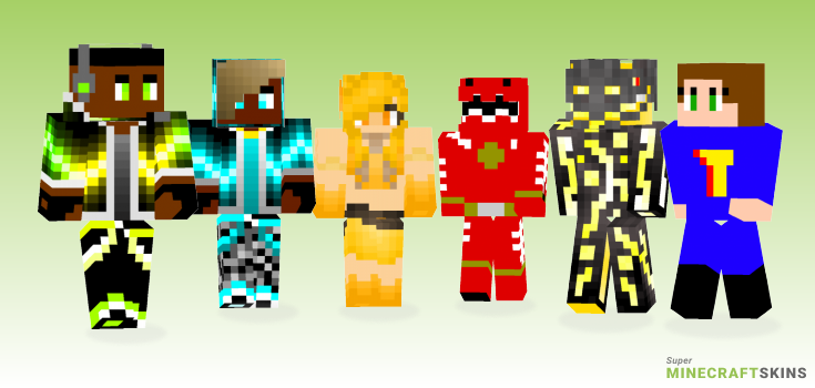 Thunder Minecraft Skins - Best Free Minecraft skins for Girls and Boys