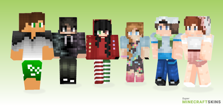 Time Minecraft Skins - Best Free Minecraft skins for Girls and Boys