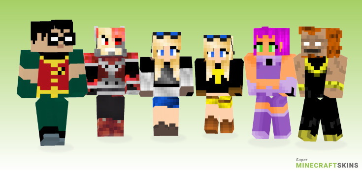 Titans Minecraft Skins - Best Free Minecraft skins for Girls and Boys
