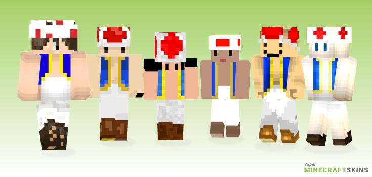 Toad Minecraft Skins - Best Free Minecraft skins for Girls and Boys