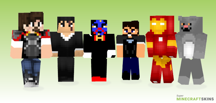 Tony Minecraft Skins - Best Free Minecraft skins for Girls and Boys