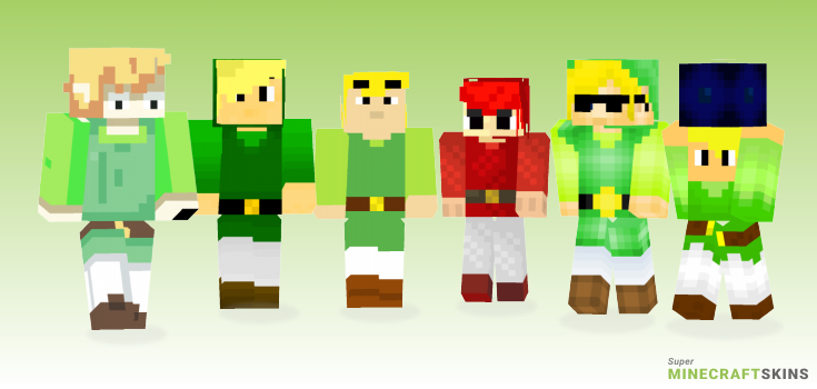 Toon link Minecraft Skins - Best Free Minecraft skins for Girls and Boys