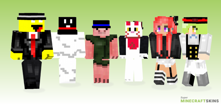 Top hat Minecraft Skins - Best Free Minecraft skins for Girls and Boys