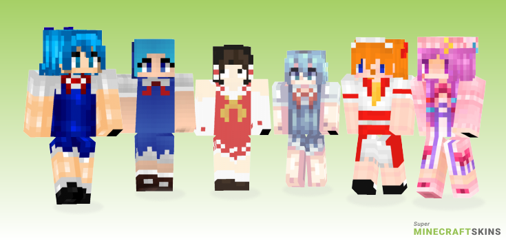 Touhou Minecraft Skins - Best Free Minecraft skins for Girls and Boys