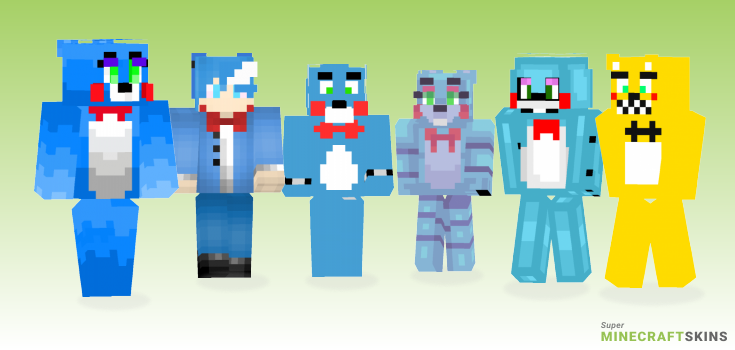 Toy bonnie Minecraft Skins - Best Free Minecraft skins for Girls and Boys