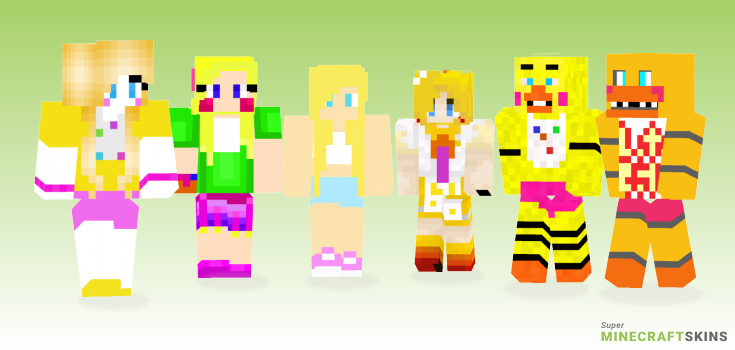 Toy chica Minecraft Skins - Best Free Minecraft skins for Girls and Boys