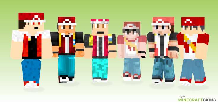 Trainer red Minecraft Skins - Best Free Minecraft skins for Girls and Boys