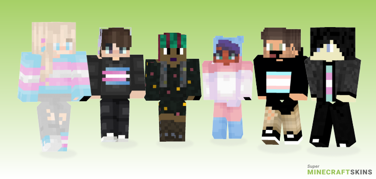 Trans Minecraft Skins - Best Free Minecraft skins for Girls and Boys