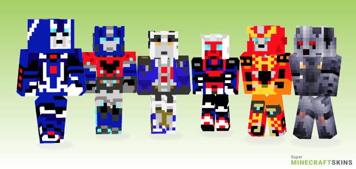 Transformers Minecraft Skins - Best Free Minecraft skins for Girls and Boys