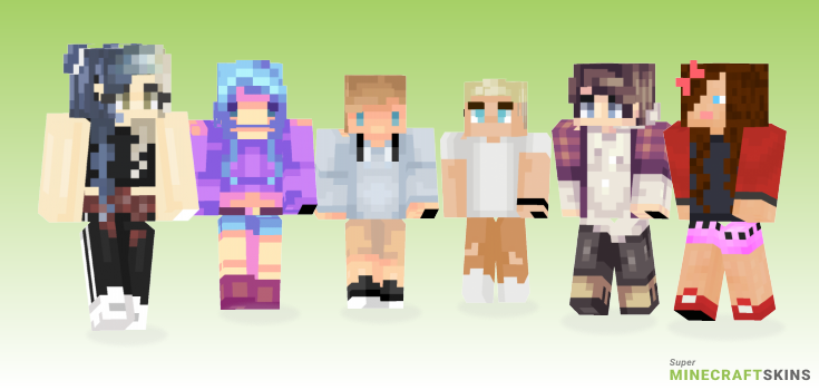 Trends Minecraft Skins - Best Free Minecraft skins for Girls and Boys