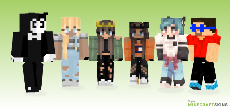 Trendy Minecraft Skins - Best Free Minecraft skins for Girls and Boys