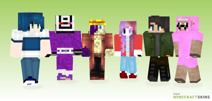 Tribute Minecraft Skins - Best Free Minecraft skins for Girls and Boys