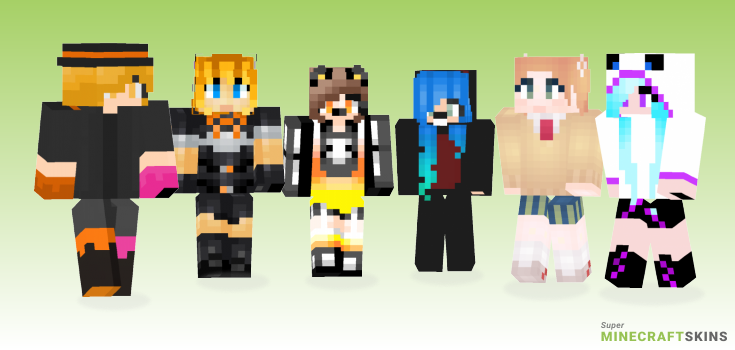 Trick Minecraft Skins - Best Free Minecraft skins for Girls and Boys