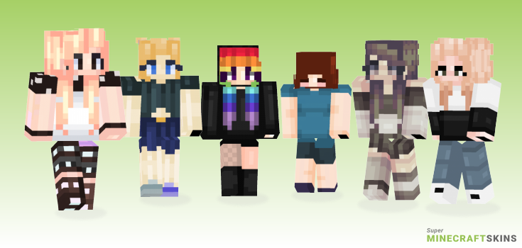 Tried Minecraft Skins - Best Free Minecraft skins for Girls and Boys