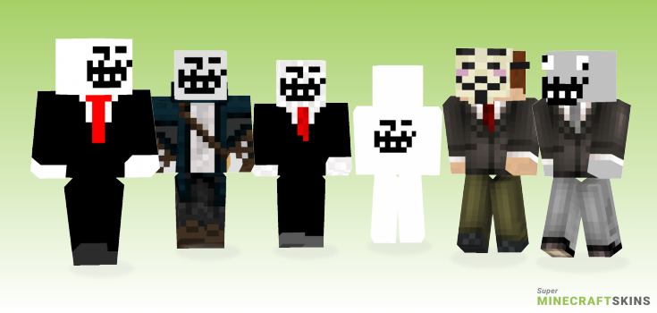 Troll Minecraft Skins - Best Free Minecraft skins for Girls and Boys