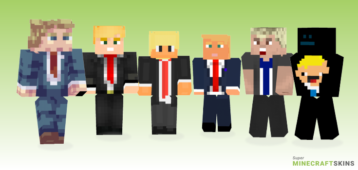 Trump Minecraft Skins - Best Free Minecraft skins for Girls and Boys