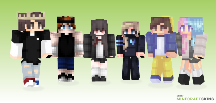Tryhard Minecraft Skins - Best Free Minecraft skins for Girls and Boys