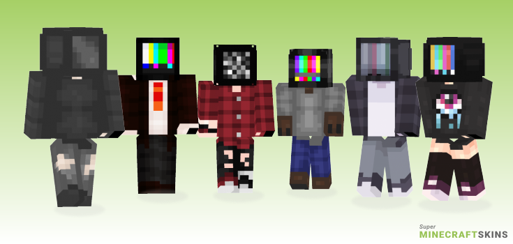 Tv head Minecraft Skins - Best Free Minecraft skins for Girls and Boys
