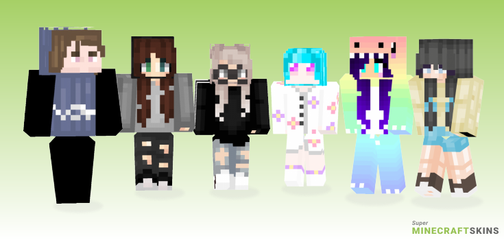 Twin Minecraft Skins - Best Free Minecraft skins for Girls and Boys