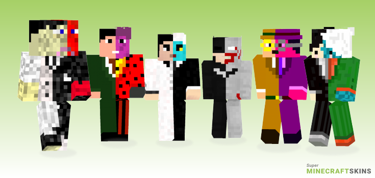 Twoface Minecraft Skins - Best Free Minecraft skins for Girls and Boys
