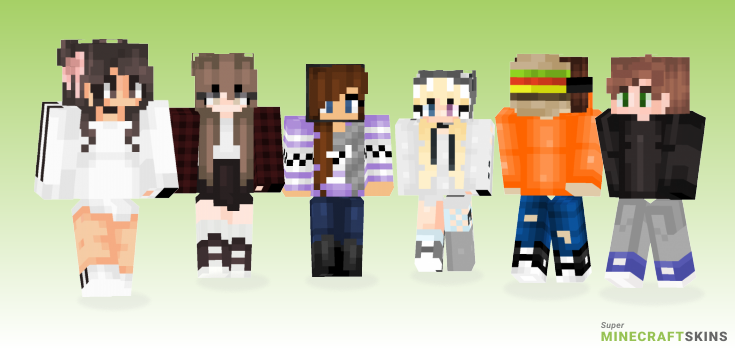 Typical Minecraft Skins - Best Free Minecraft skins for Girls and Boys