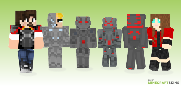 Ultron Minecraft Skins - Best Free Minecraft skins for Girls and Boys