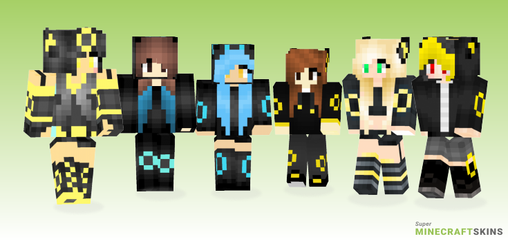 Umbreon girl Minecraft Skins - Best Free Minecraft skins for Girls and Boys
