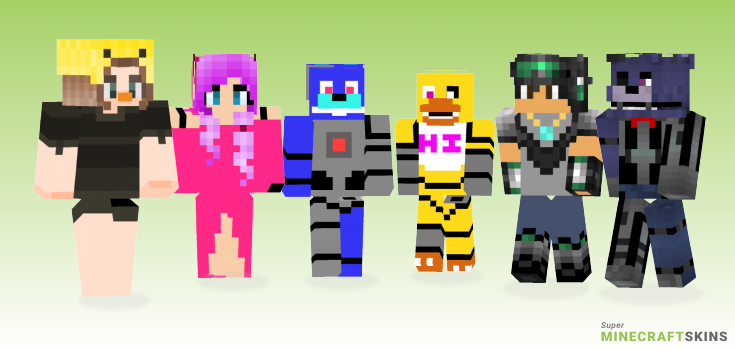 Unfinished Minecraft Skins - Best Free Minecraft skins for Girls and Boys