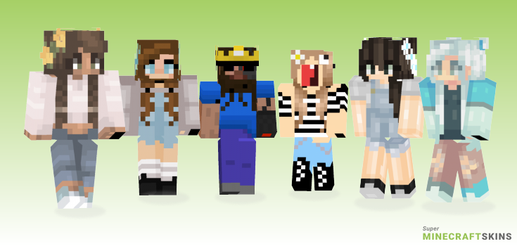 Up Minecraft Skins - Best Free Minecraft skins for Girls and Boys