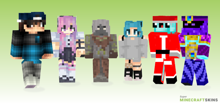 Updated Minecraft Skins - Best Free Minecraft skins for Girls and Boys