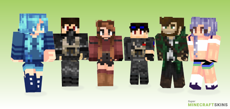 Used Minecraft Skins - Best Free Minecraft skins for Girls and Boys
