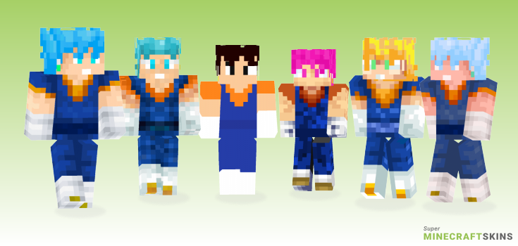 Vegito Minecraft Skins - Best Free Minecraft skins for Girls and Boys