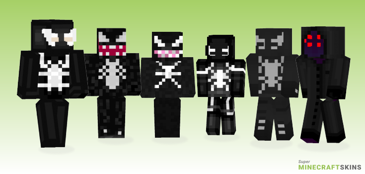 Venom Minecraft Skins - Best Free Minecraft skins for Girls and Boys