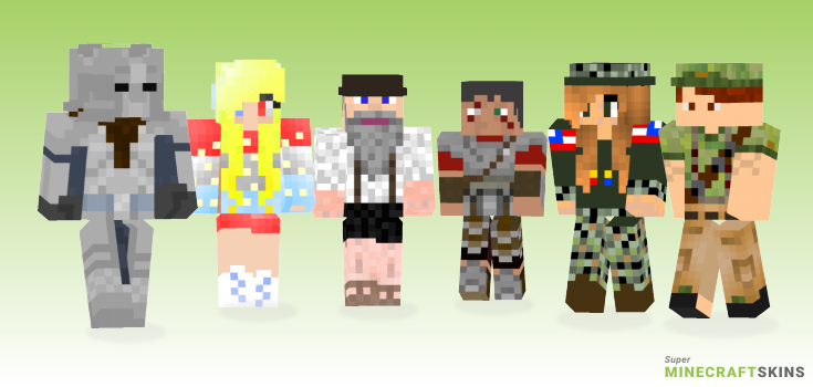 Veteran Minecraft Skins - Best Free Minecraft skins for Girls and Boys