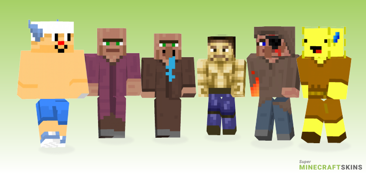 Villager Minecraft Skins - Best Free Minecraft skins for Girls and Boys