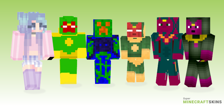 Vision Minecraft Skins - Best Free Minecraft skins for Girls and Boys