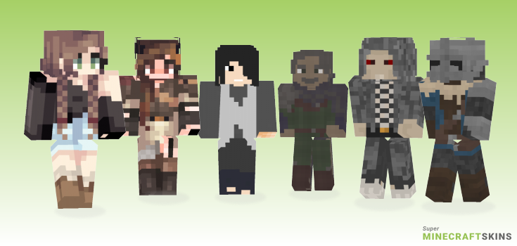Wandering Minecraft Skins - Best Free Minecraft skins for Girls and Boys