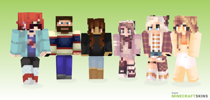Warm Minecraft Skins - Best Free Minecraft skins for Girls and Boys