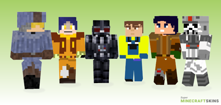 Wars rebel Minecraft Skins - Best Free Minecraft skins for Girls and Boys