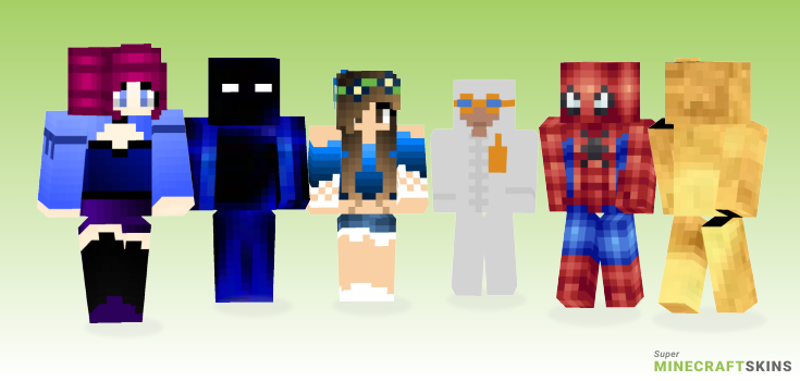 Wave Minecraft Skins - Best Free Minecraft skins for Girls and Boys