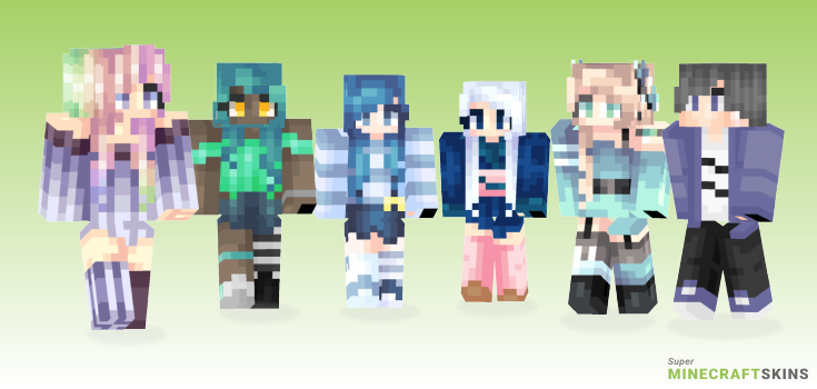 Waves Minecraft Skins - Best Free Minecraft skins for Girls and Boys