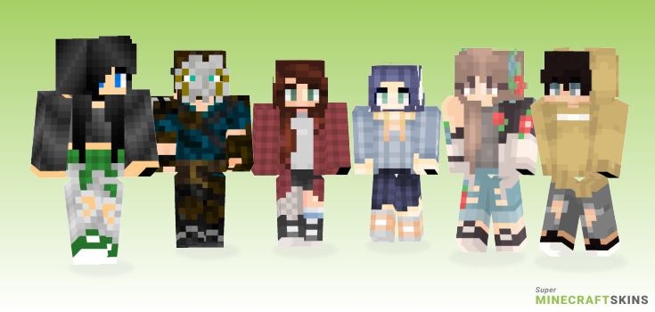 Way too Minecraft Skins - Best Free Minecraft skins for Girls and Boys