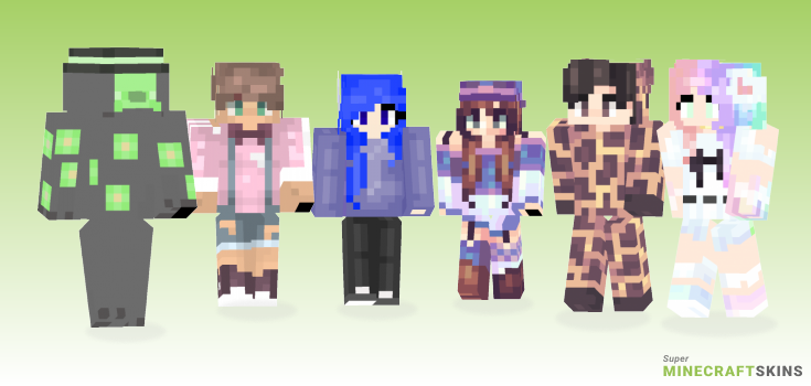 We go Minecraft Skins - Best Free Minecraft skins for Girls and Boys