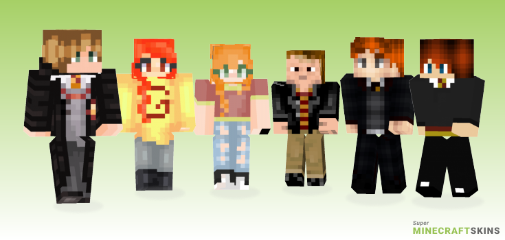 Weasley Minecraft Skins - Best Free Minecraft skins for Girls and Boys