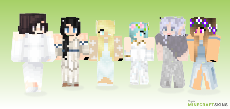 Wedding dress Minecraft Skins - Best Free Minecraft skins for Girls and Boys