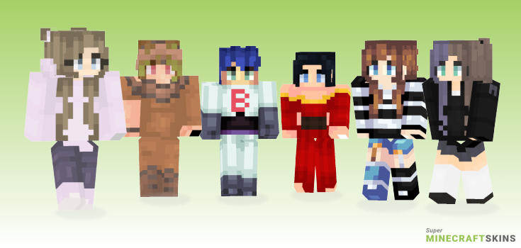 Well Minecraft Skins - Best Free Minecraft skins for Girls and Boys
