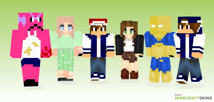 Wife Minecraft Skins - Best Free Minecraft skins for Girls and Boys