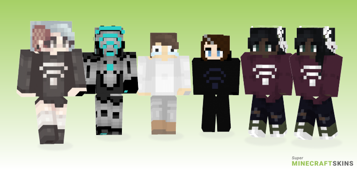 Wifi Minecraft Skins - Best Free Minecraft skins for Girls and Boys